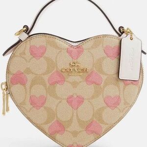 Coach Pink and Cream Crossbody Bag